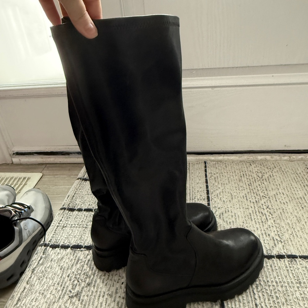 ALDO LUDERS LUG BOOT WIDE CALF SIZE 9